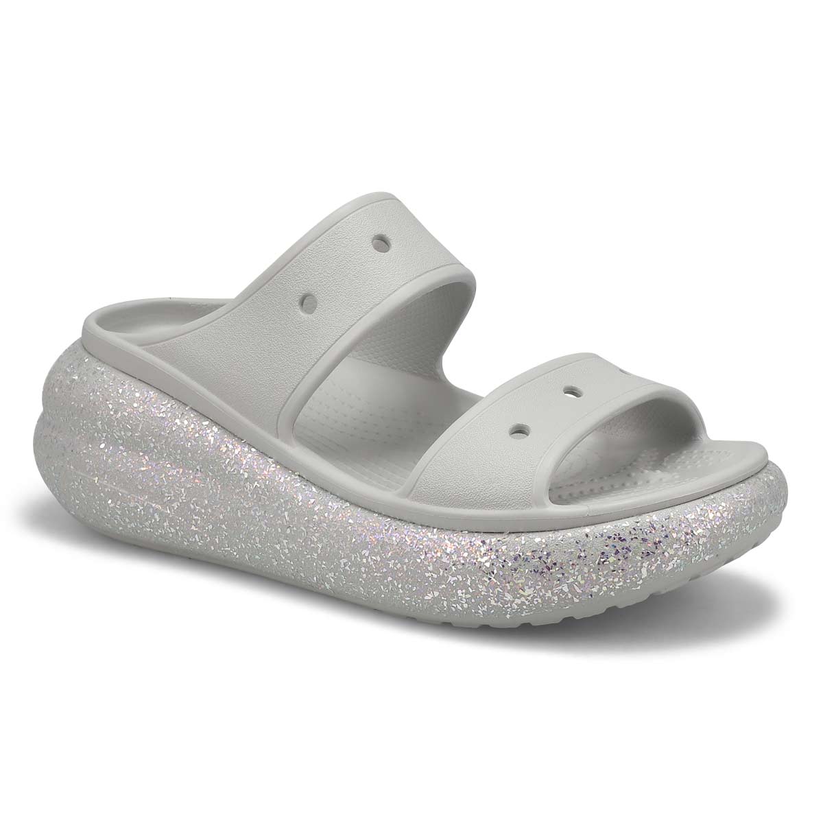 Crocs Women's Classic Crush Glitter Sandal | SoftMoc.com