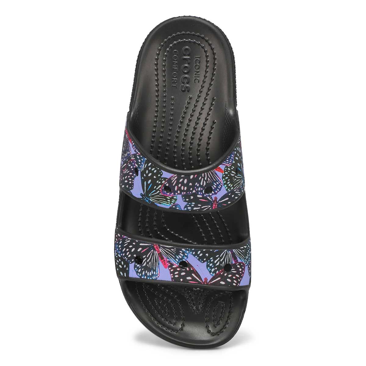 Women's Classic Crocs Butterfly Slide - Multi