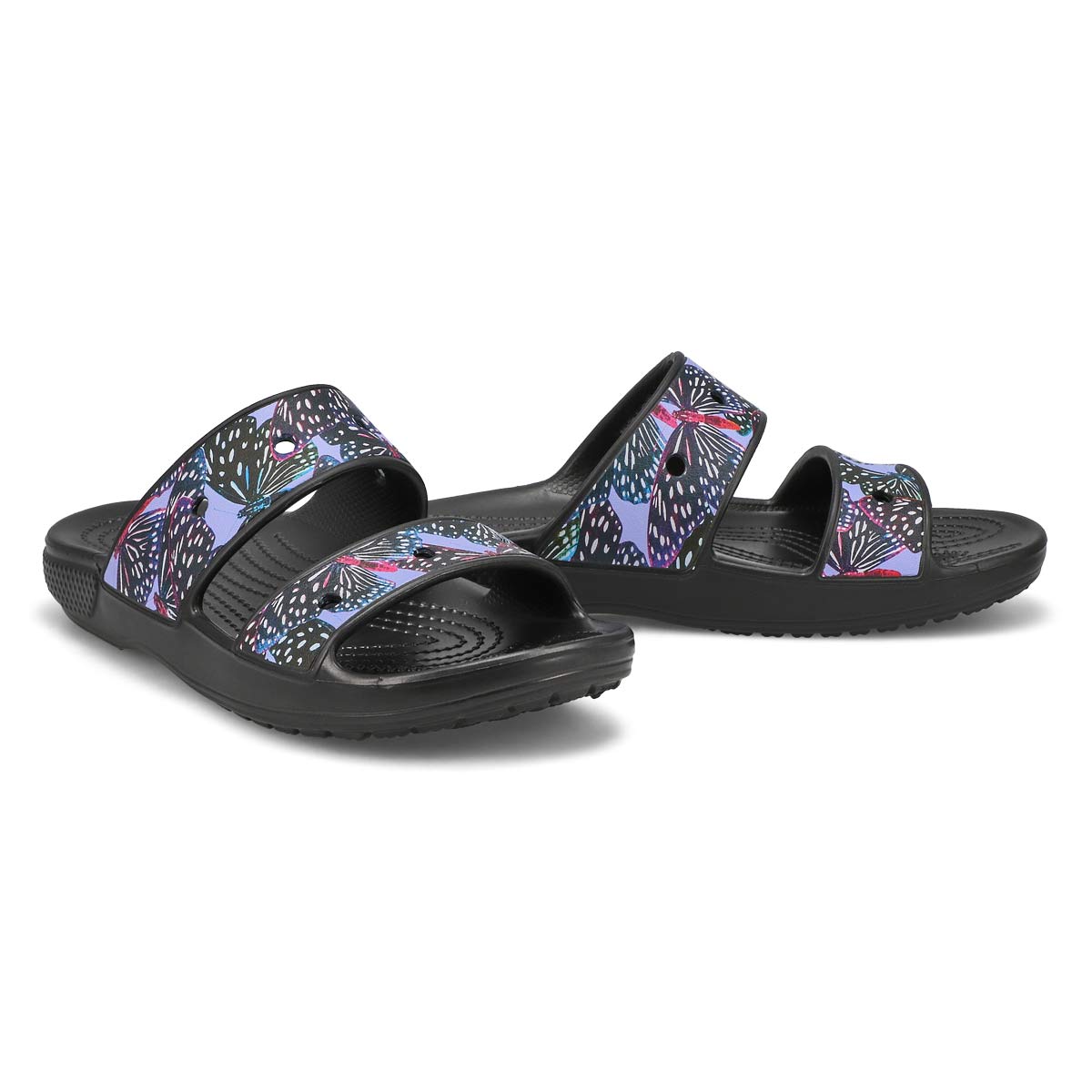 Women's Classic Crocs Butterfly Slide - Multi