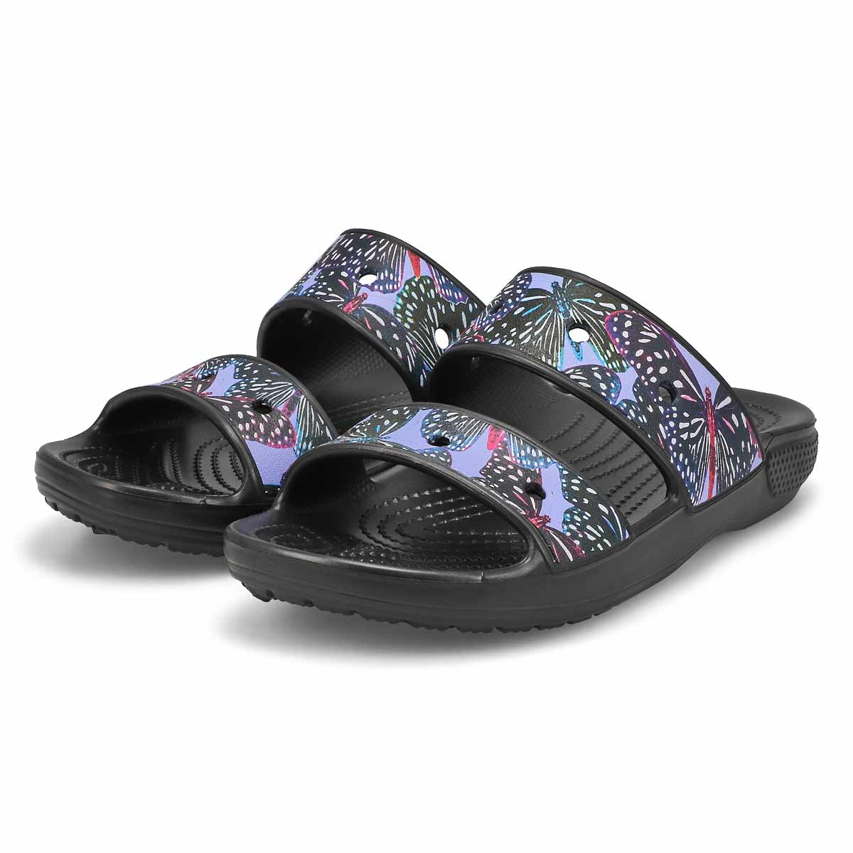 Crocs Women's Classic Crocs Butterfly Slide - | SoftMoc.com