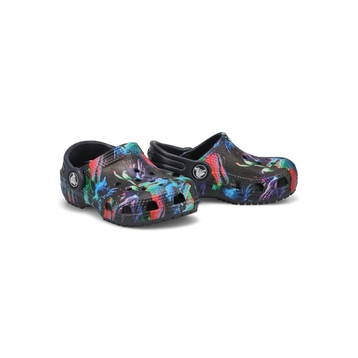 Infants' Classic Dino Comfort Clog - Navy/Multi