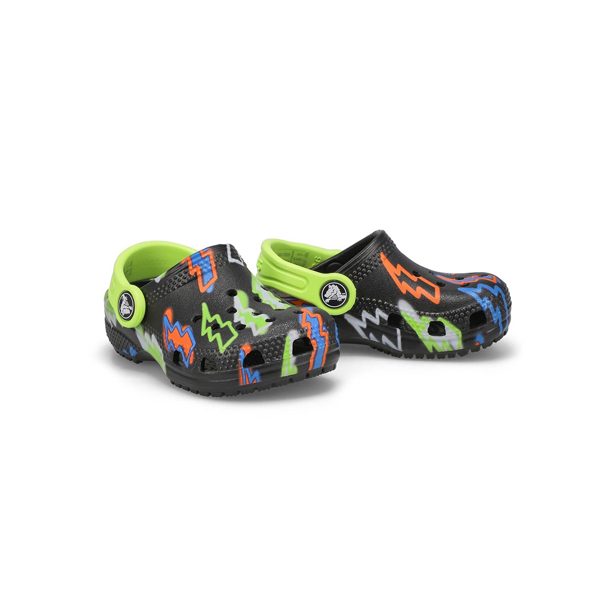 Infants' Classic Lightning Bolt Clog - Black