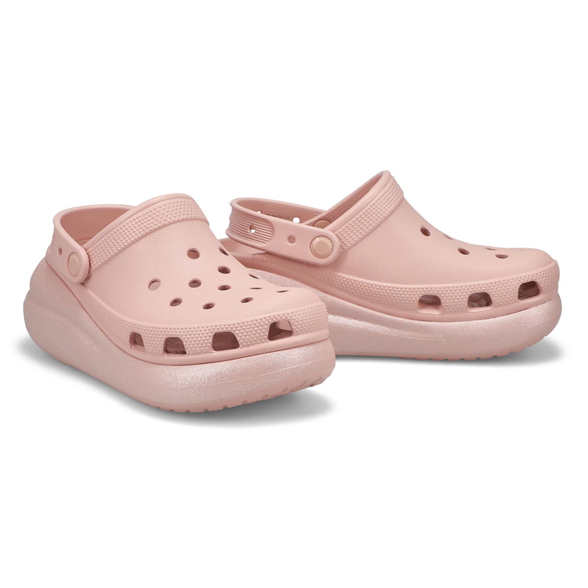 PINK CROCS Womens Classic Crush Clog