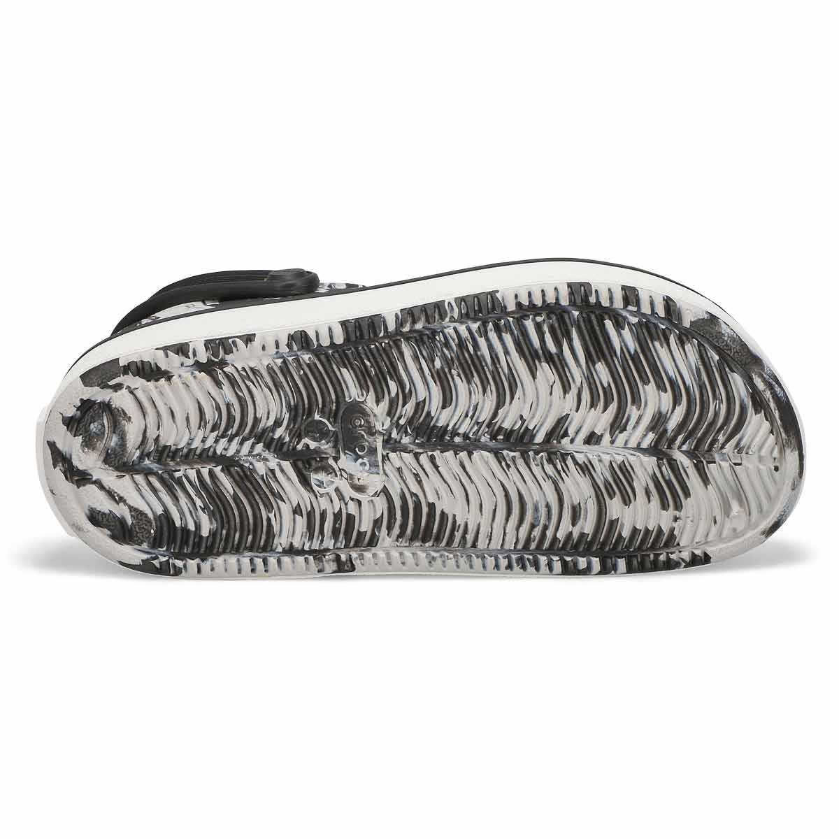 Sabot OFF COURT MARBLED, noir/blanc, femmes