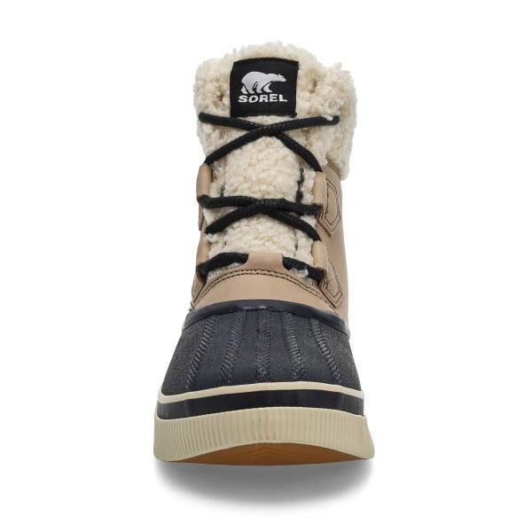 Botte d'hiver imperméable OUT 'N ABOUT IV CHILLZ, taupe oméga/noir, femmes