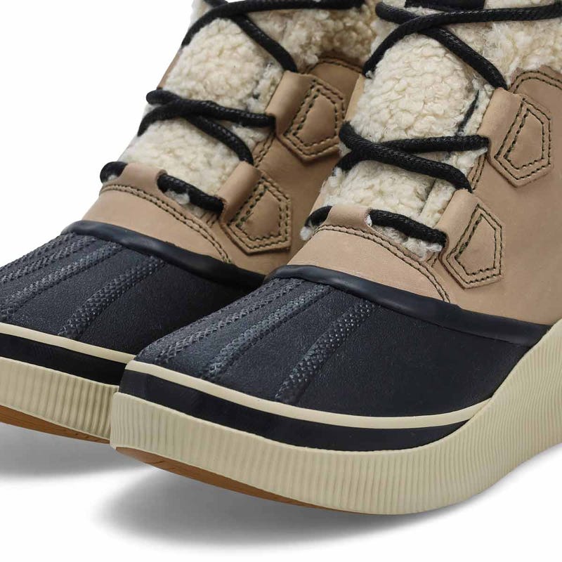 Botte d'hiver imperméable OUT 'N ABOUT IV CHILLZ, taupe oméga/noir, femmes