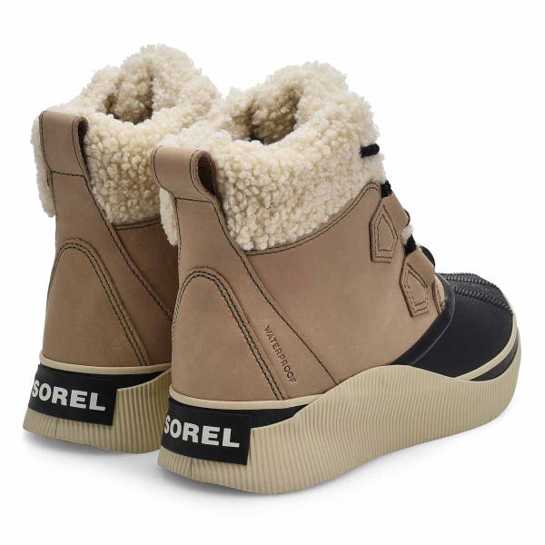 Botte d'hiver imperméable OUT 'N ABOUT IV CHILLZ, taupe oméga/noir, femmes