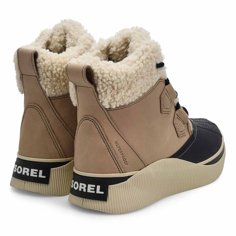 Botte d'hiver imperméable OUT 'N ABOUT IV CHILLZ, taupe oméga/noir, femmes