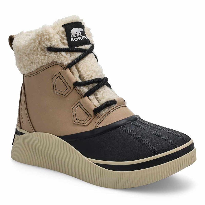 Botte d'hiver imperméable OUT 'N ABOUT IV CHILLZ, taupe oméga/noir, femmes