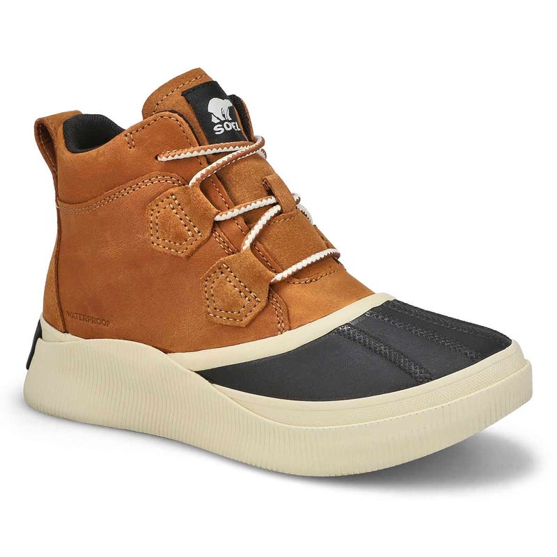 Botte imperméable OUT 'N ABOUT IV, caramel/noir, femmes