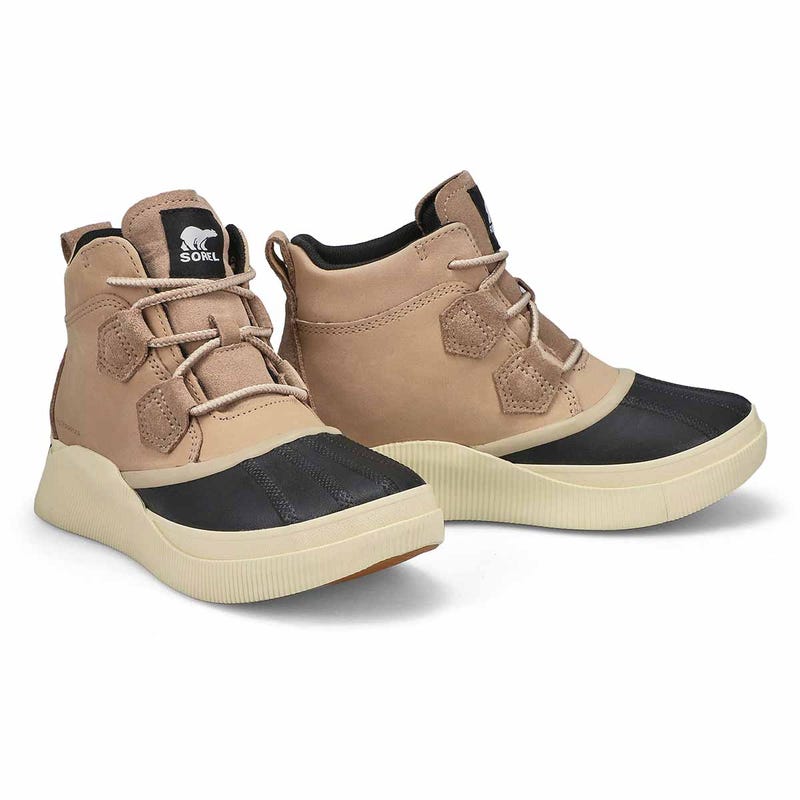 Botte imperméable OUT 'N ABOUT IV, taupe oméga/noir, femmes