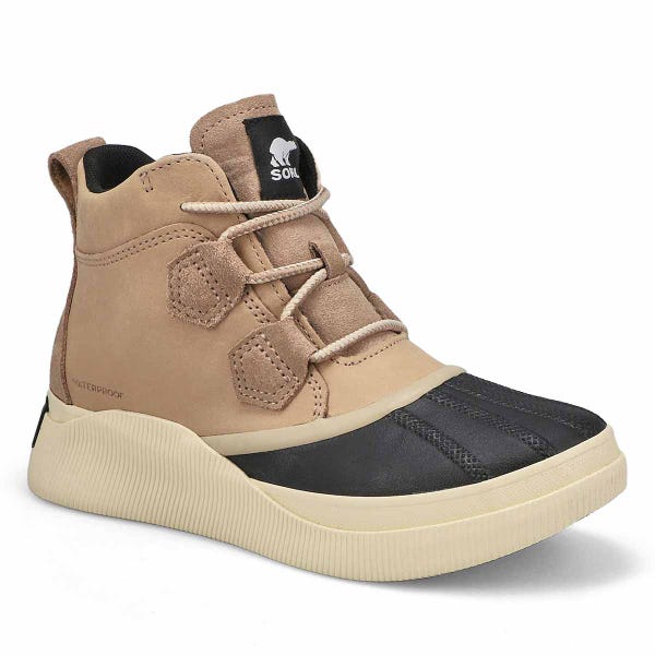 Botte imperméable OUT 'N ABOUT IV, taupe oméga/noir, femmes