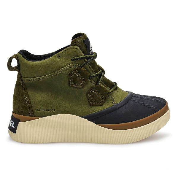 Botte imperméable OUT 'N ABOUT IV, vert utilitaire/noir, femmes