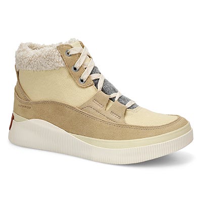 Lds Out N About IV Mid Waterproof Sneaker - Honey White/ Ceramic