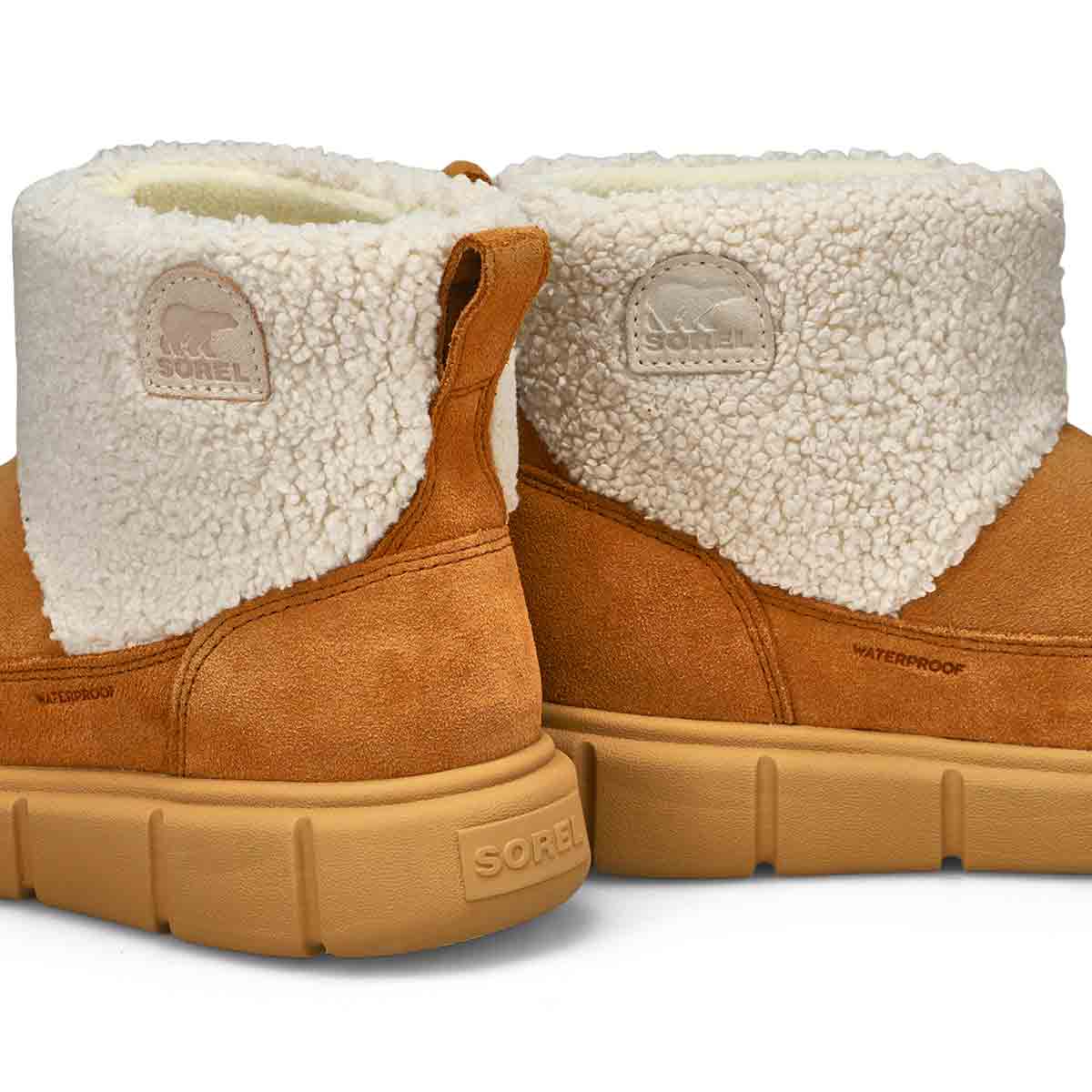 Girls' Explorer III Cozy Slip On Waterproof Boot - Tawny Buff/Natural