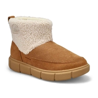 Girls' Explorer III Cozy Slip On Waterproof Boot - Tawny Buff/Natural