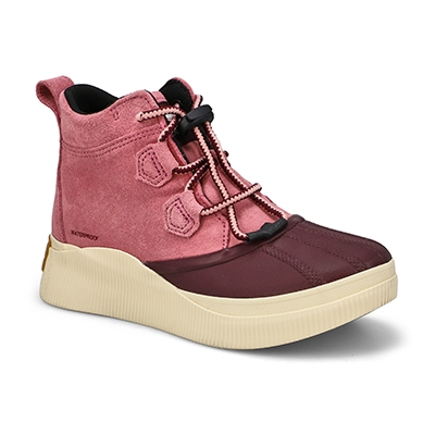 Grls Out N About IV Classic Waterproof Boot - Dazed Mauve/Honey White