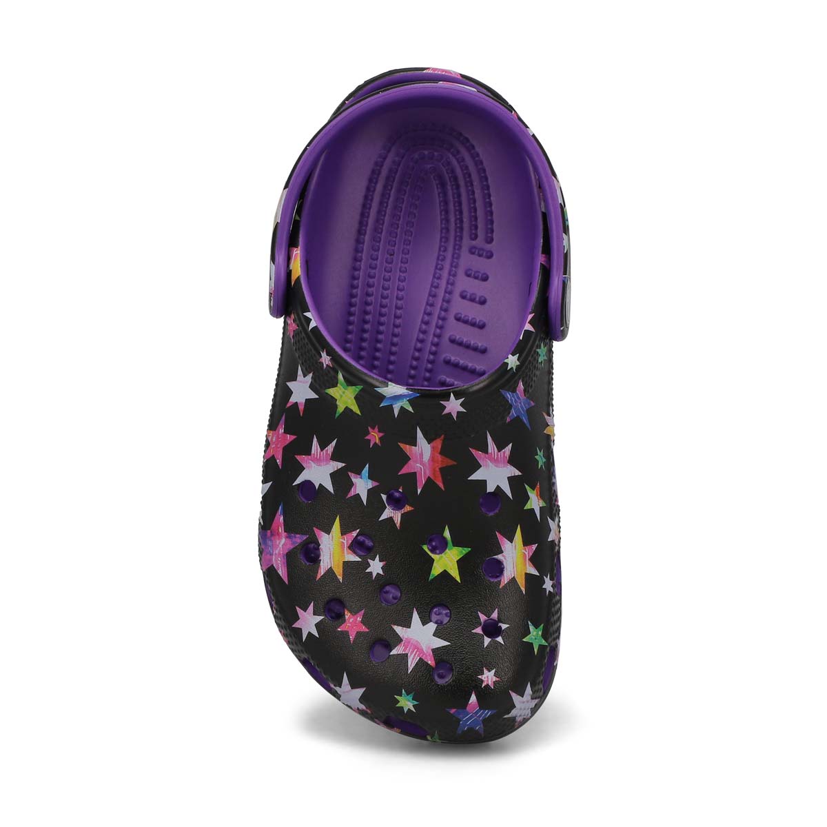 Sabot CLASSIC CLOG GRAPHICS, violet/multi, enfants