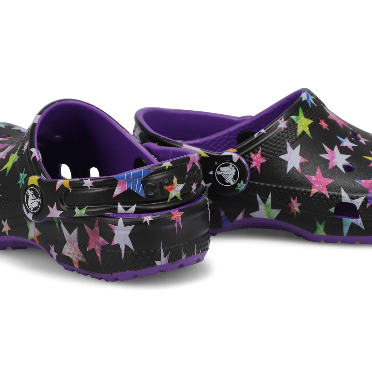 Kids' Classic Clog Graphics - Purple /Multi