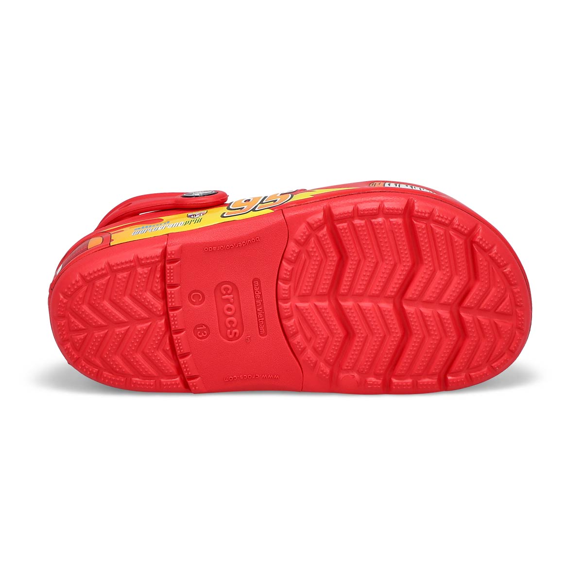 Sabot LIGHTNING MCQUEEN CROCBAND, rouge, enfants