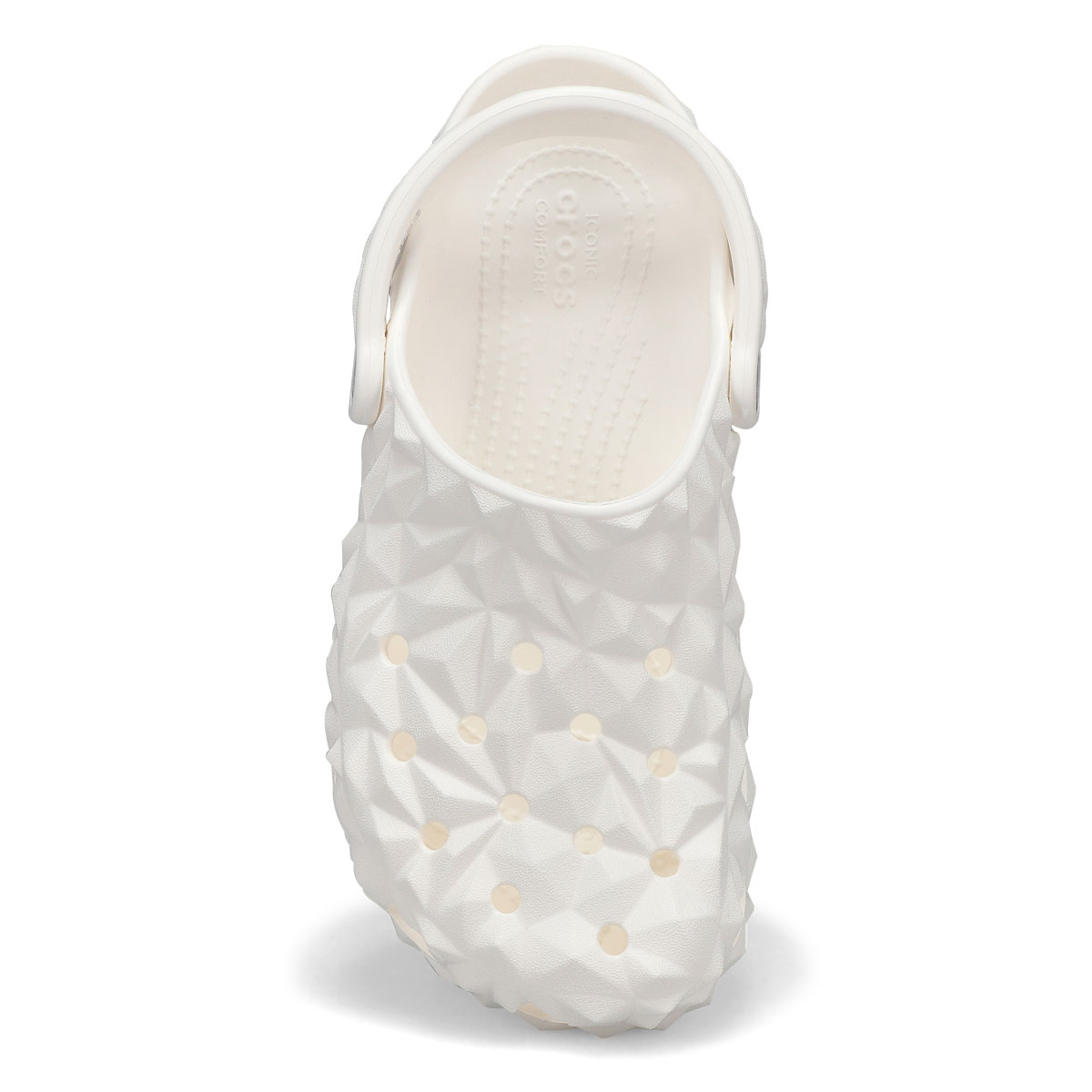 Women's Classic Geometric EVA Comfort Clog - White