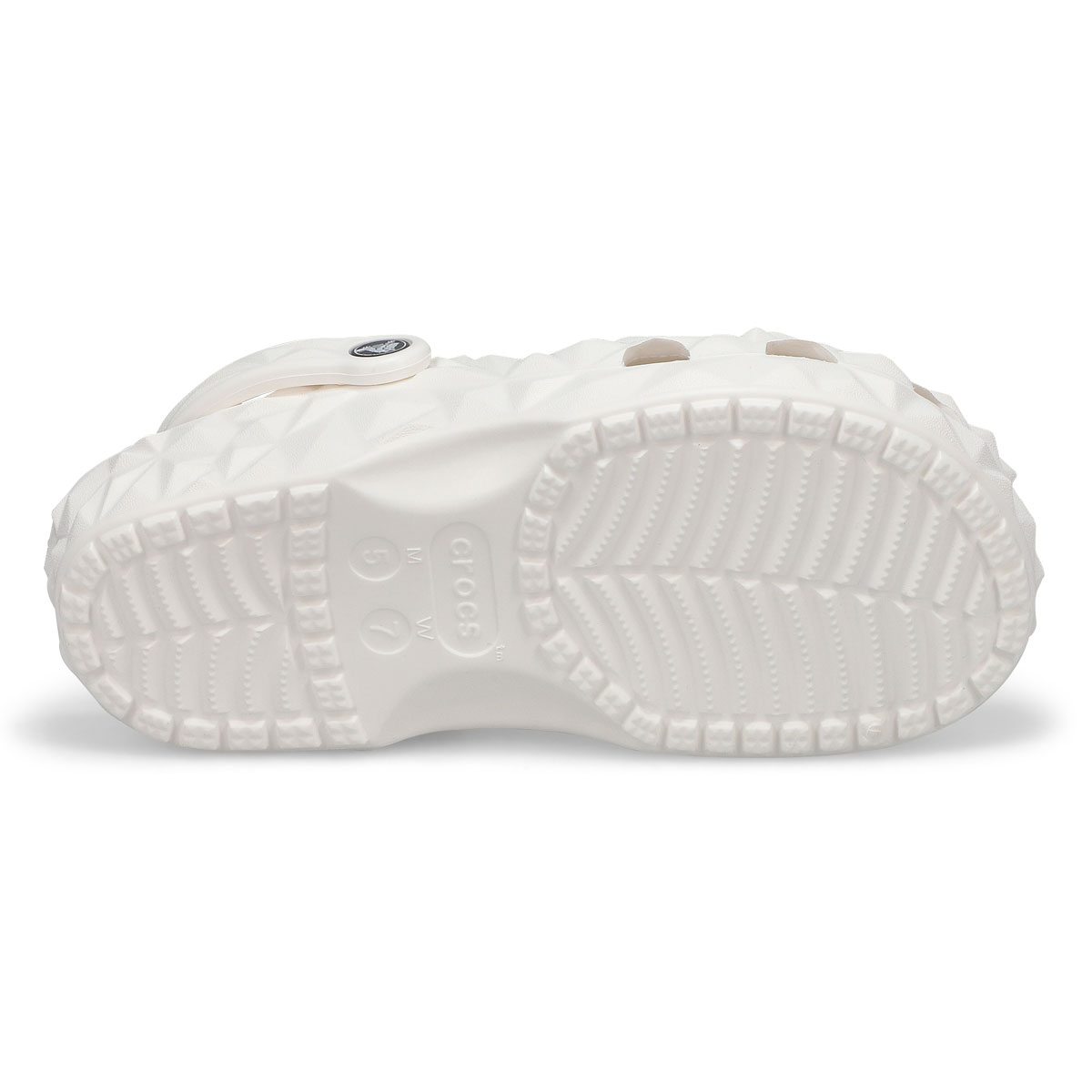 Women's Classic Geometric EVA Comfort Clog - White