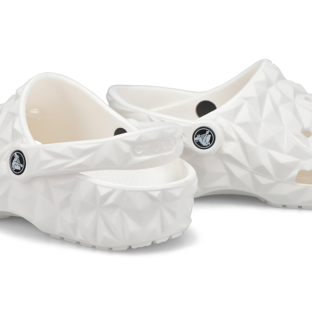 Women's Classic Geometric EVA Comfort Clog - White