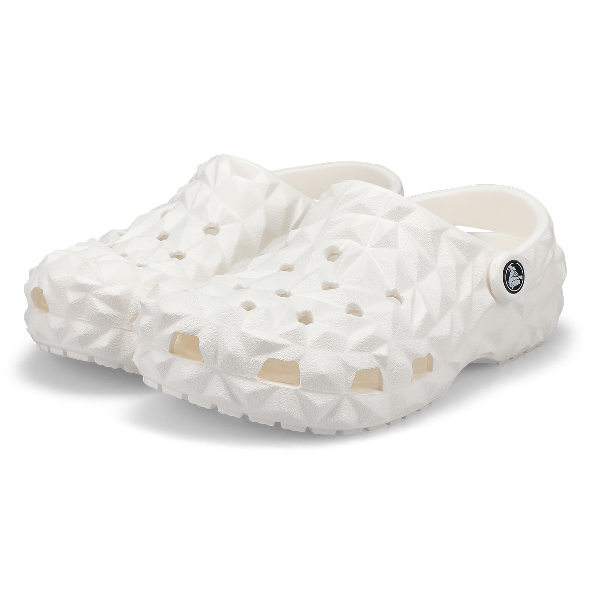 Women's Classic Geometric EVA Comfort Clog - White