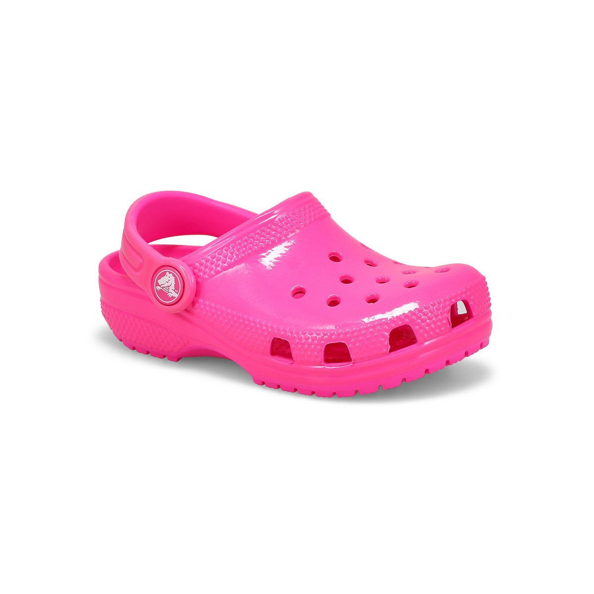 Infants'  Classic Neon Highlighter Clog - Pink Cru