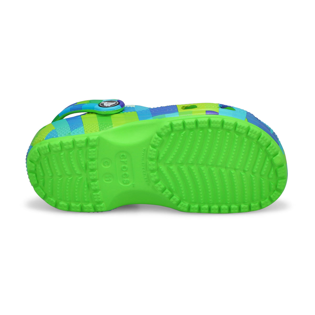 Sabot CLASSIC DIGI BLOCK, vert limon, enfants