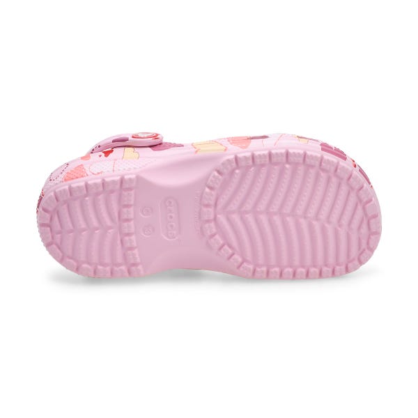 Sabot de confort CLASSIC EVA, lait rose/cœurs, enf