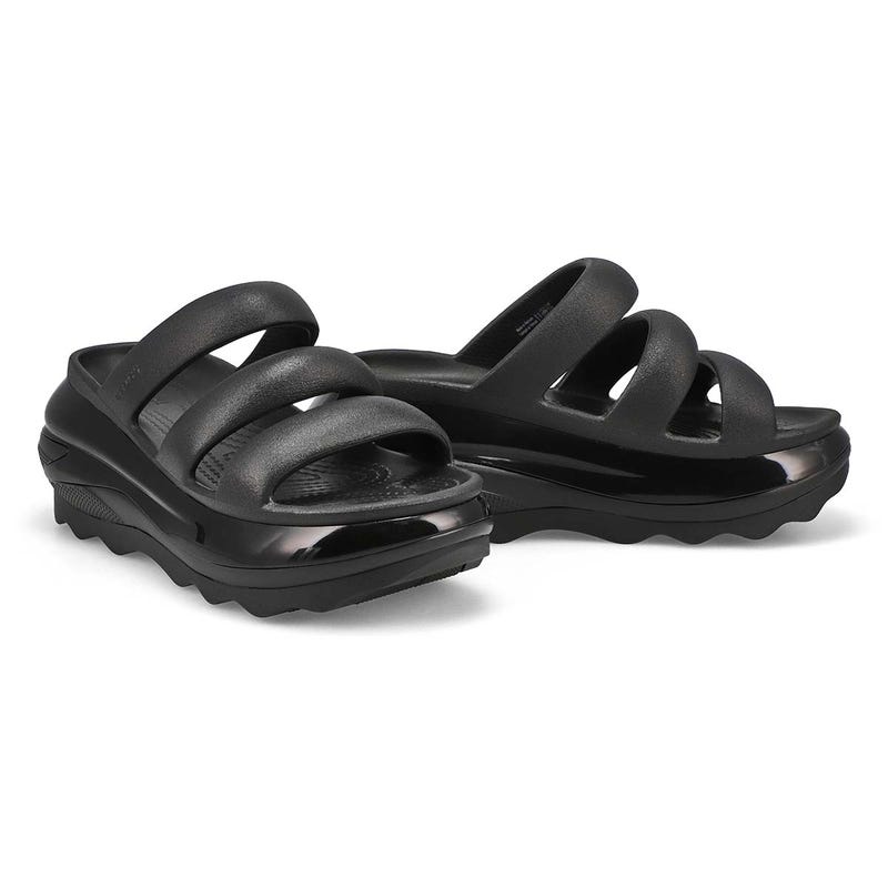 Women's Mega Crush Triple Strap Platform Sandal - Black
