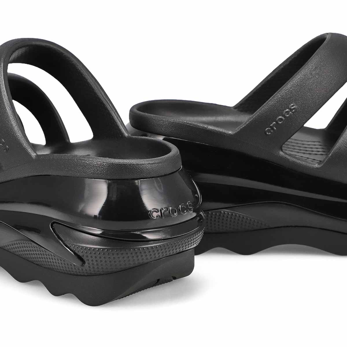 Sandale à plateforme MEGA CRUSH TRIPLE STRAP, noir, femmes