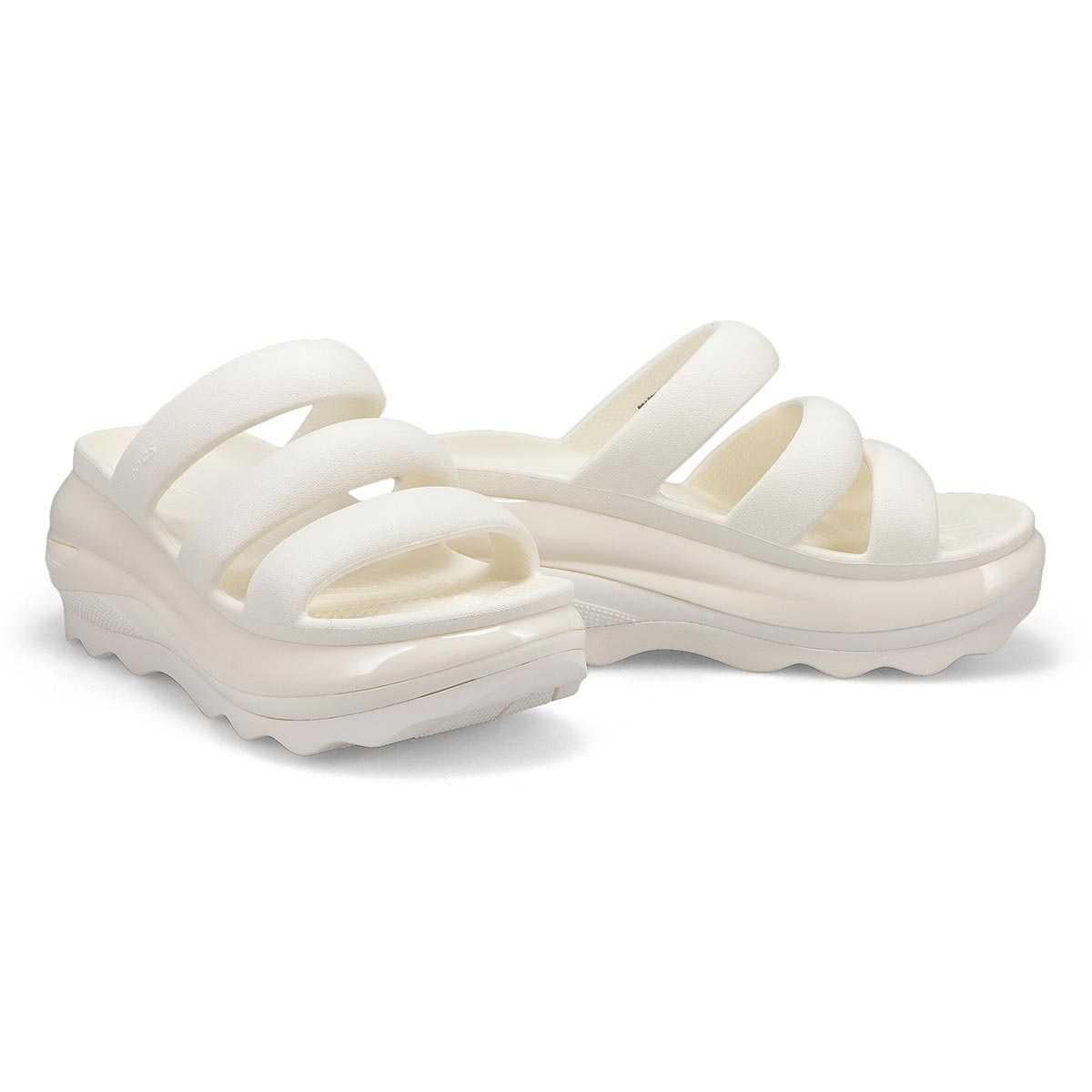 Sandale à plateforme MEGA CRUSH TRIPLE STRAP, craie, femmes