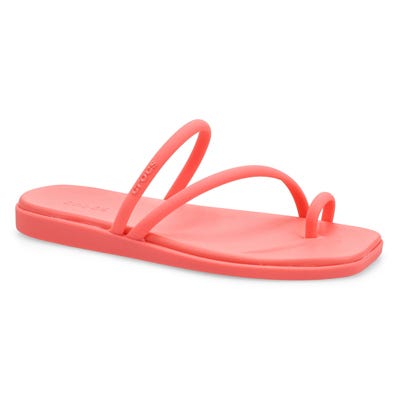Lds Miami Toe Loop Sandal - Guava