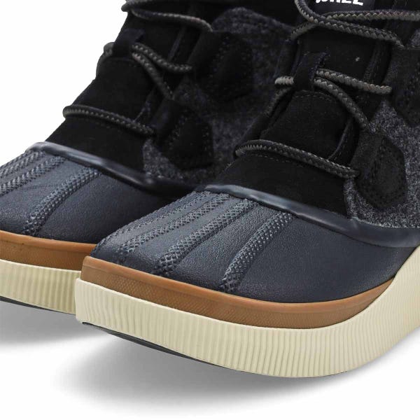 Botte imperméable OUT 'N ABOUT IV, noir/craie, femmes