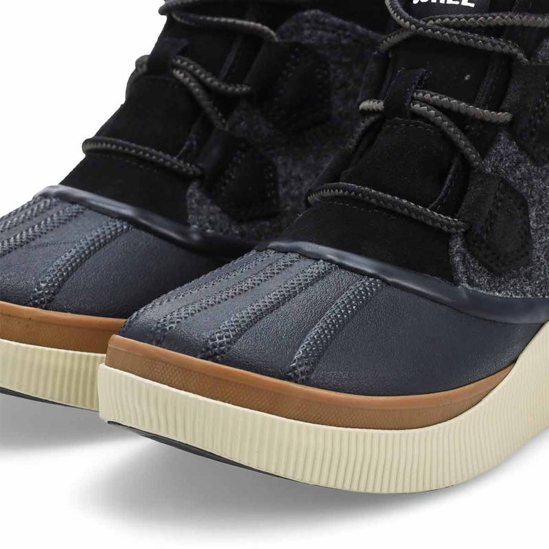 Botte imperméable OUT 'N ABOUT IV, noir/craie, femmes