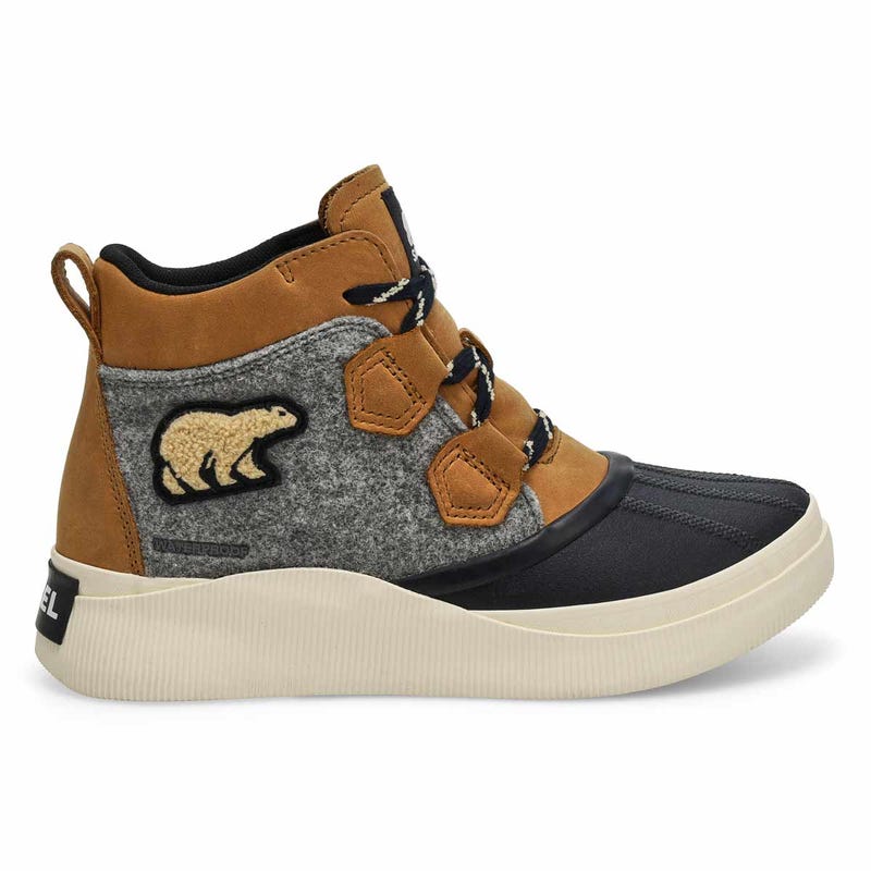 Botte imperméable femme Out 'N About IV - Caribou Buff/Noir
