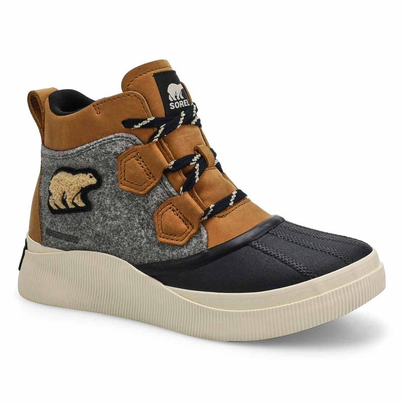 Botte imperméable femme Out 'N About IV - Caribou Buff/Noir