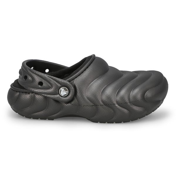 Women's Classic Lined Puffer Comfort Clog - Black