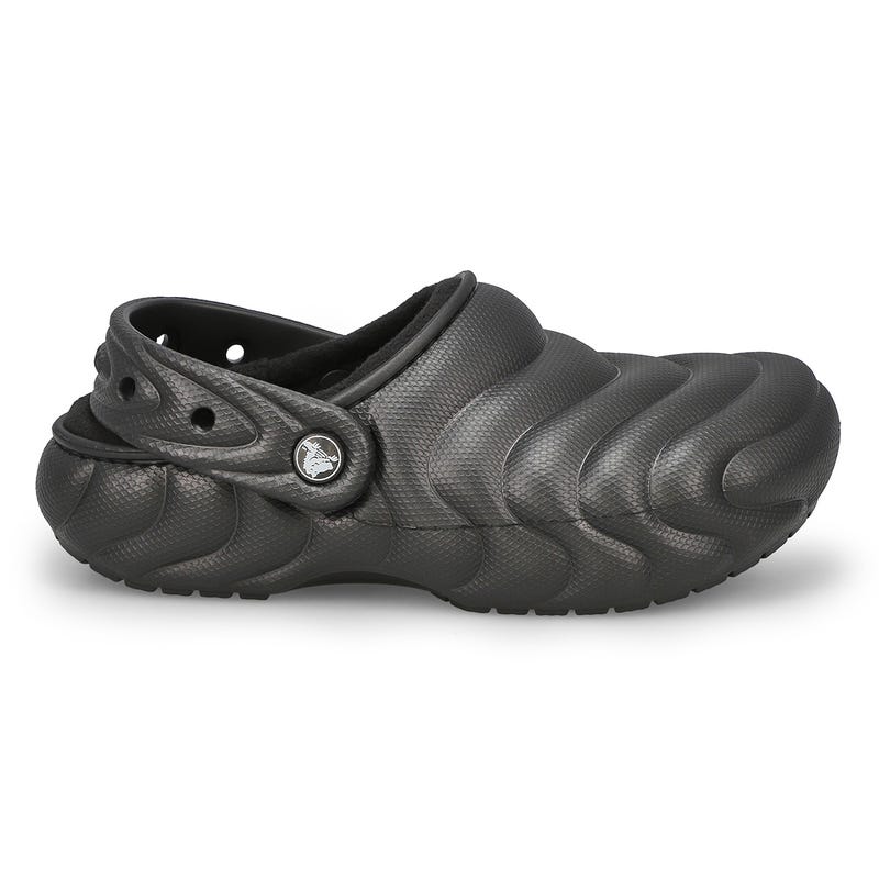Women's Classic Lined Puffer Comfort Clog - Black