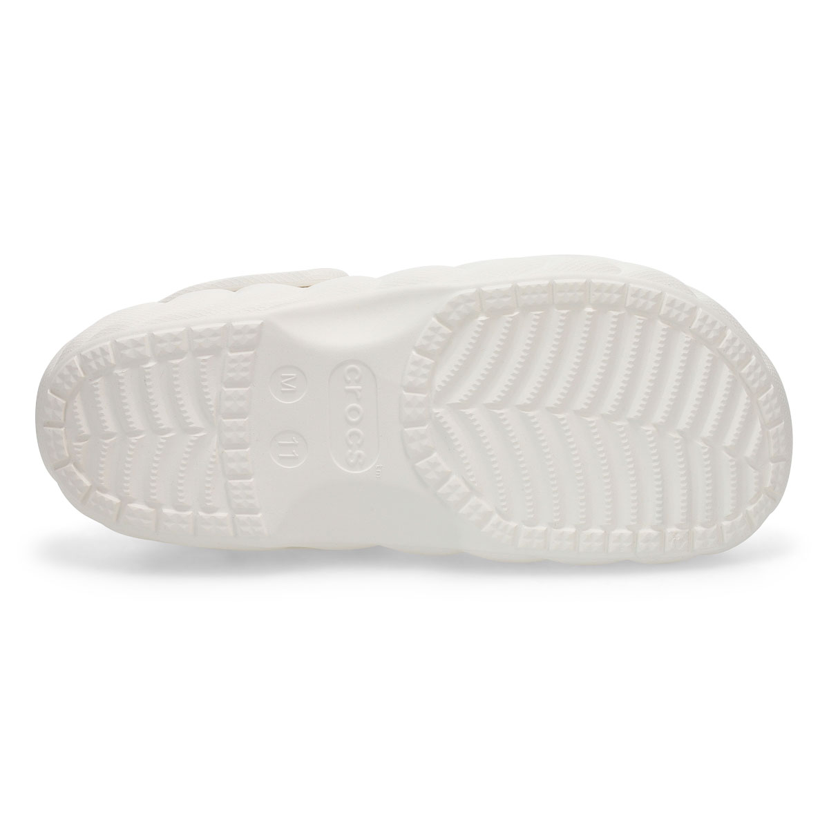 Men's Classic Lined Puffer EVA Comfort Clog - White