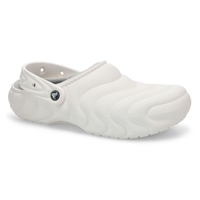 Men's Classic Lined Puffer EVA Comfort Clog - White