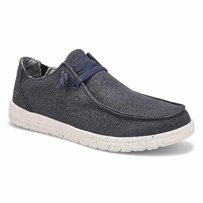 Mns Melson Chad Slip On Shoe - Navy