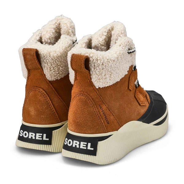 Botte d'hiver imperméable OUT N ABOUT IV CHILLZ, caramel/noir, filles