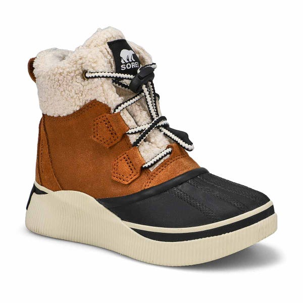 Botte d'hiver imperméable OUT N ABOUT IV CHILLZ, caramel/noir, filles
