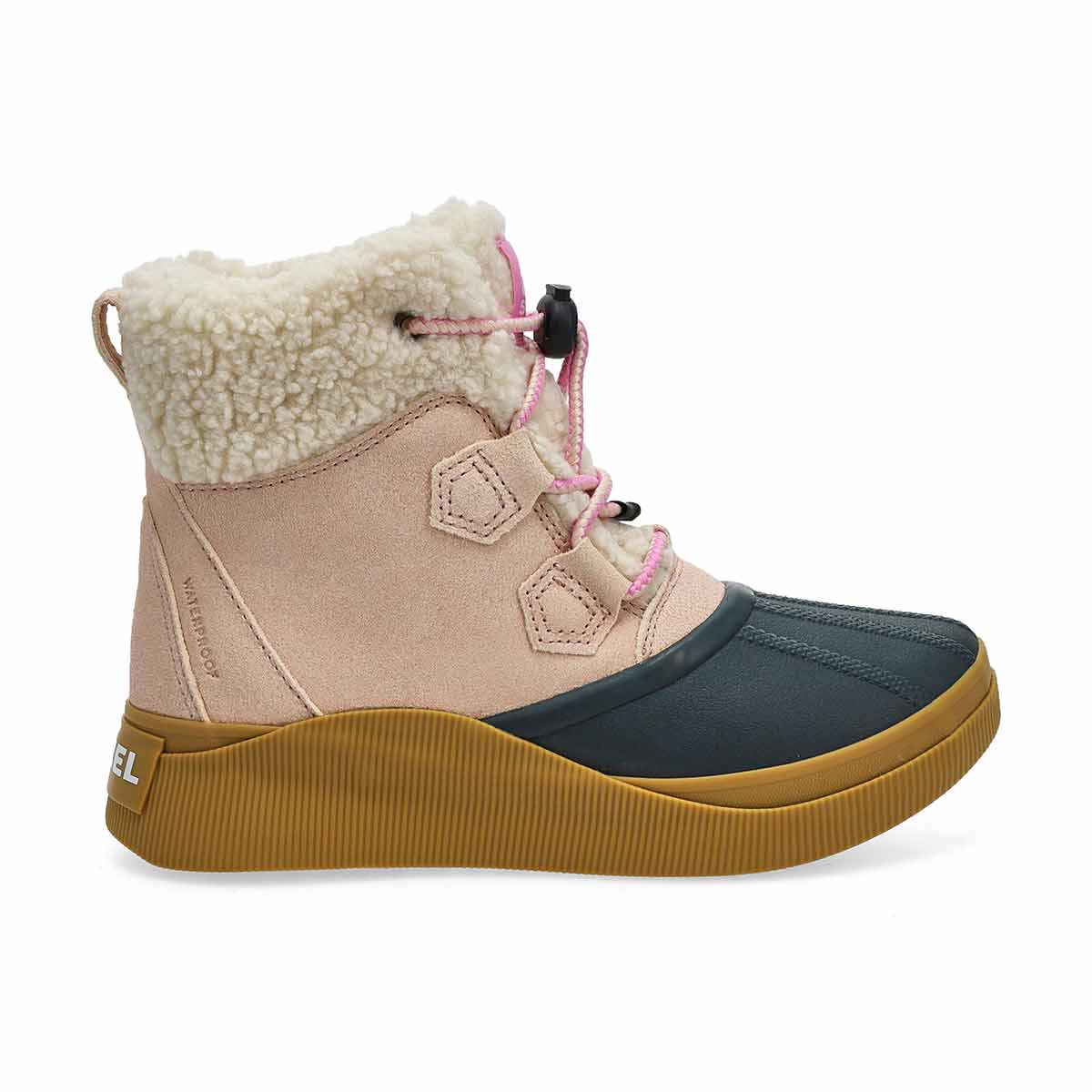 Girls'  Out N About IV Chillz Waterproof Winter Boot - Pearlescent/Gum