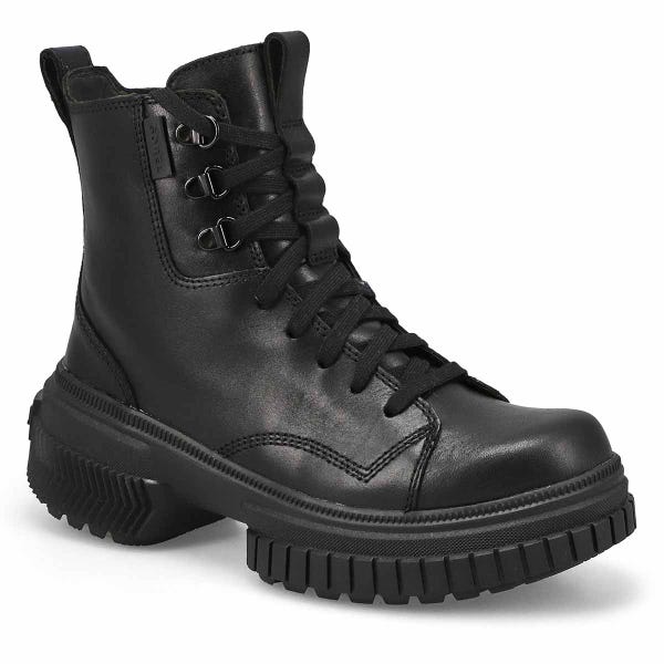 Women's ONA Ave Lace Up Waterproof Boot - Black/Black
