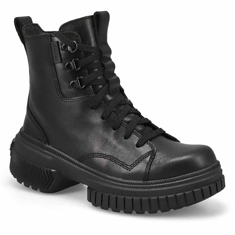 Women's ONA Ave Lace Up Waterproof Boot - Black/Black