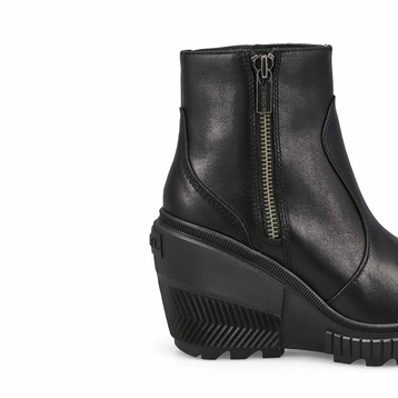 Women's ONA Ave Zip Waterproof Wedge Boot - Black/